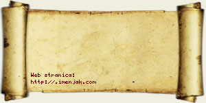 Jakov Blagojević vizit kartica